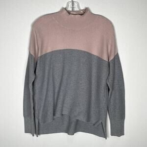 Victoria's Secret Colorblock Mock Neck Warm Sweater Size L